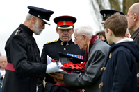 Harold Shell with HRH